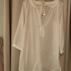 TravelSmith Sheer Tunic NWOT